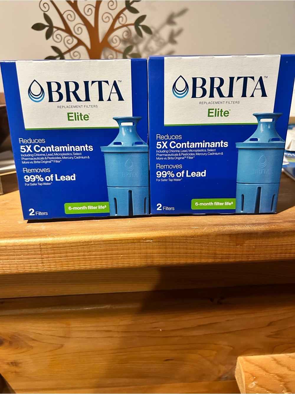 2- BRITA Elite Replacement Water Filters - Blue (2-Pack)